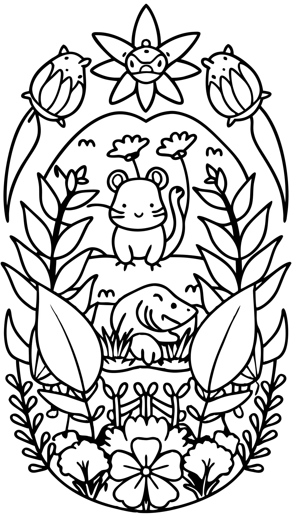 color green coloring page